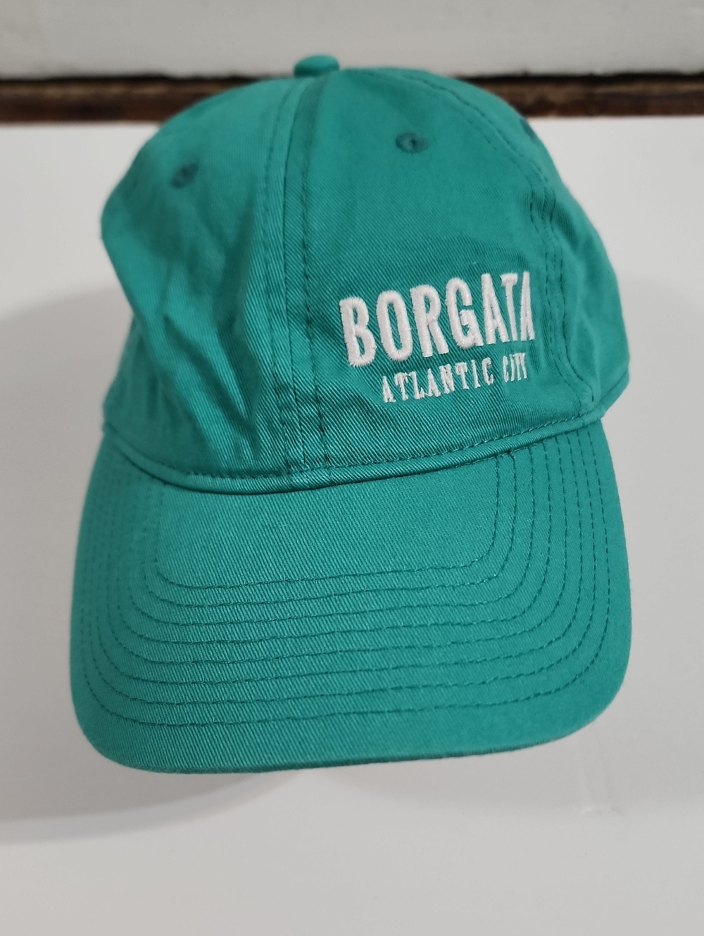 Borgata Atlantic City Logo Turquoise Baseball Cap NWOT Unisex